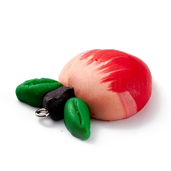 Handmade Polymer Clay Pendants&nbsp;CLAY-XCP0001-02