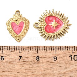 5Pcs 304 Stainless Steel Enamel Pendants&nbsp;STAS-P432-03A-G
