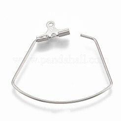 Tarnish Resistant 304 Stainless Steel Wire Pendants&nbsp;STAS-S103-03