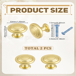 Mushroom Alloy Drawer Knob&nbsp;FIND-WH0148-710