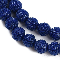Synthetic Coral Carved Beads Strands&nbsp;CORA-M001-14