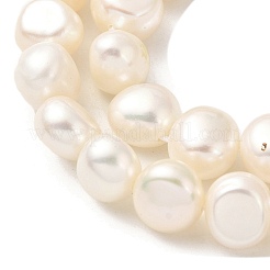 Natural Cultured Freshwater Pearl Beads Strands&nbsp;PEAR-A006-09I