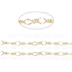 3.28 Feet Brass Figure 8 Chain&nbsp;X-CHC-G007-02G