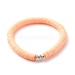 Synthetic Hematite & Polymer Clay Hieishi Stretch Bracelets Set for Women&nbsp;BJEW-JB07430