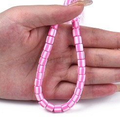 手作り樹脂粘土ビーズ連売り  コラム  カメリア  6x6mm  穴：1.5mm  約63個/連  15.55インチ〜15.94インチ（39.5~40.5cm）&nbsp;CLAY-T020-12E