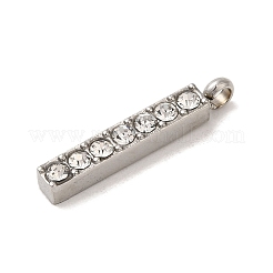 304 Stainless Steel Rhinestone Pendants&nbsp;STAS-S131-09P