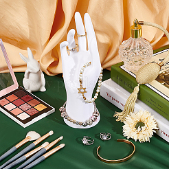Plastic Mannequin Hand Jewelry Display Holder Stands&nbsp;RDIS-WH0009-014