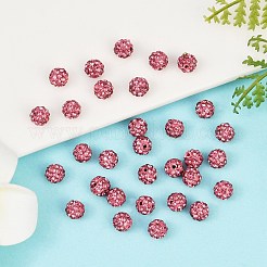 Polymer Clay Rhinestone Beads&nbsp;RB-H284-6MM-Half-209