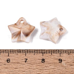 Two Tone Opaque Plastic Pendants&nbsp;KY-N025-51