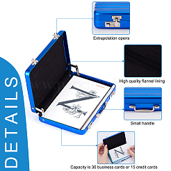 Aluminium Alloy Business Cards Holder Case Box&nbsp;AJEW-WH0314-32B