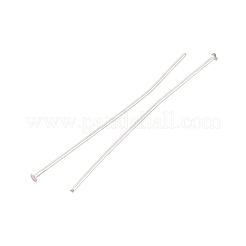 Tarnish Resistant Stainless Steel Flat Head Pin Jewelry Findings&nbsp;X-STAS-E023-0.6x35mm