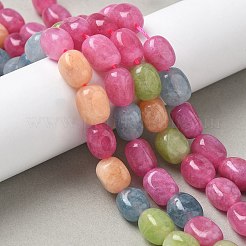 Dyed Natural Malaysia Jade Beads Strands&nbsp;G-P528-I12-01
