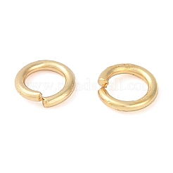 Brass Open Jump Rings&nbsp;KK-N254-45A-G