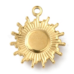 Real 18K Gold Plated 304 Stainless Steel Pendants&nbsp;STAS-A084-21G-03
