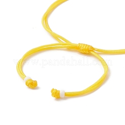 Handmade Japanese Seed Rectangle with Flower Link Braided Bead Bracelet&nbsp;BJEW-MZ00014-02