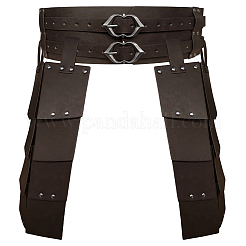 Medieval PU Imitation Leather Thigh Waist Armor&nbsp;AJEW-WH20054-091B