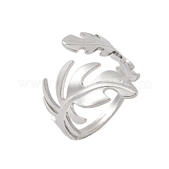 304 Stainless Steel Open Cuff Rings for Women&nbsp;RJEW-A079-12D-P