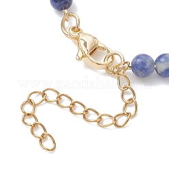 Natural Gemstone Link Chain Bracelets for Women&nbsp;BJEW-JB13315