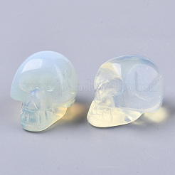 ハロウィンオパライトビーズ  穴なし/ドリルなし  スカル  18~20x16.5~18x24~25mm&nbsp;G-R473-04H