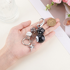 Alloy Acrylic Pendant Decorations&nbsp;KEYC-BBC0001-29P