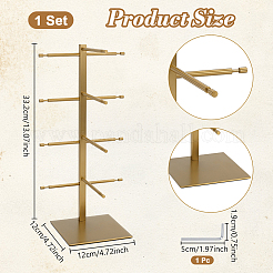 4-Tier 201 Stainless Steel Sunglasses Tower Display Stands&nbsp;ODIS-WH0086-221A
