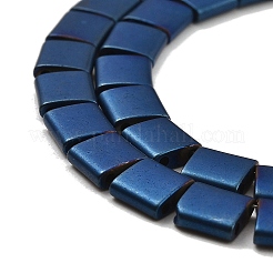 Electroplated Frosted Non-magnetic Synthetic Hematite Beads Strands&nbsp;G-G089-B01-14