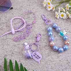 Beaded Key Ring Bracelet for Women&nbsp;JX425B