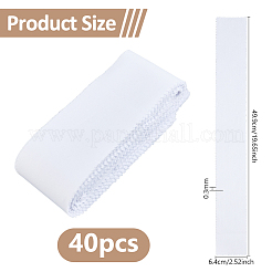 40Pcs Rectangle Cotton Quilted Patchwork Fabric&nbsp;AJEW-DC0003-58