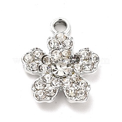 Alloy Rhinestone Pendants&nbsp;ALRI-C007-44P