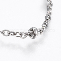 Tarnish Resistant 304 Stainless Steel Anklets&nbsp;AJEW-H013-06P