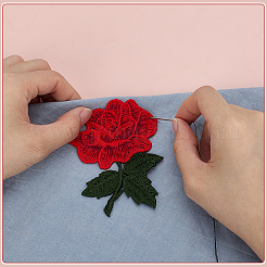 Polyester Embroidery Cloth Iron On/Sew On Patches&nbsp;PATC-ME0001-06