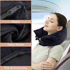 Velvet with Polyester Travel Pillowcase&nbsp;AJEW-WH20006-66A