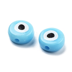 Opaque Printed Acrylic Beads&nbsp;LS-OACR-G038-04E