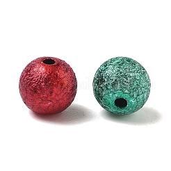 スプレープリントアクリルビーズ  マットなスタイル  ラウンド  ミックスカラー  8mm  穴：2mm  約1900個/500g&nbsp;ACRP-Q018-8mm-M