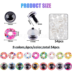 Resin Doll Eyes Cabochons&nbsp;DIY-FH0009-78