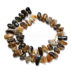 Natural Black African Opal  Beads Strands&nbsp;G-Z124-B01-01