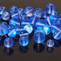 Synthetic Moonstone Beads Strands&nbsp;G-SZ0001-86C