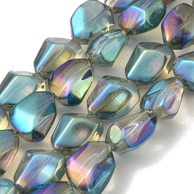 Electroplate Glass Beads Strands&nbsp;EGLA-Q066-03-1