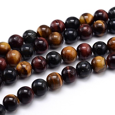 Natural Gemstone Round Bead Strands&nbsp;G-J303-13-8mm-1