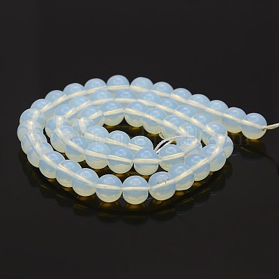 オパールラウンドビーズ連売り  10mm  穴：1mm  約23個/連  15.3インチ&nbsp;GLAA-A025-10mm-04-1