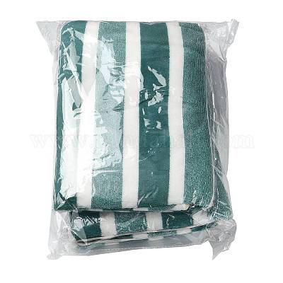 Polyester Stripe Towel&nbsp;AJEW-FZC0001-007C-1