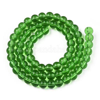 Transparent Glass Beads Strands&nbsp;GLAA-T032-T6mm-07-1