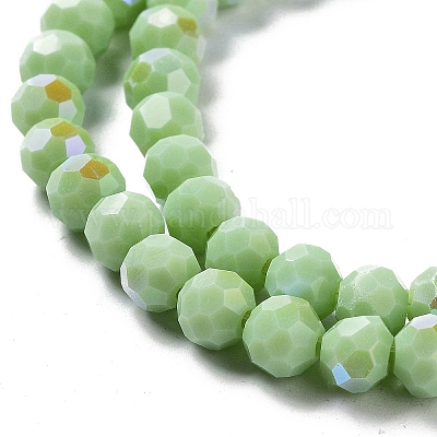 Opaque Glass Beads Strands&nbsp;EGLA-A035-P6mm-L20-1