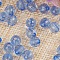 Transparent Acrylic Beads, Round, Light Steel Blue, 10mm, about 1000pcs/500g.