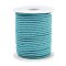Nylon Braided Cord for Woven Jewelry Making Macrame Crafts, Milan Cords/Twisted Cords, Deep Sky Blue, 3mm, about 21.87 yards(20m)/roll