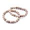Natural Maifanite/Maifan Stone Bead Stretch Bracelets, Round, Inner Diameter: 2 inch~2-3/8 inch(5~6cm), Bead: 5.8~6.8mm