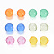 Transparent Acrylic Beads, No Hole, Round, Mixed Color, 3.5mm, about 17000pcs/500g
