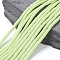 Handmade Polymer Clay Beads, Disc/Flat Round, Heishi Beads, Light Green, 4x1mm, Hole: 1mm, about 380~400pcs/strand, 17.7 inch