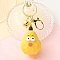 Resin Keychain, Vegetable and Fruit Theme, Pear, Pendant: 56x34mm