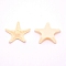 Resin Cabochons, Starfish, Cornsilk, 40x40x8mm, 20pcs/bag